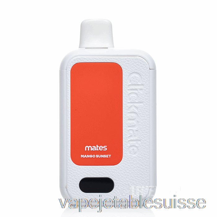 Vape Suisse 7 Daze Clickmate 15000 Kit Jetable Mangue Coucher De Soleil
